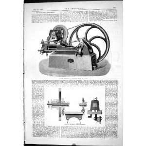  Engineering 1887 Dynamo Otto Gas Engine Sellar Oiling 