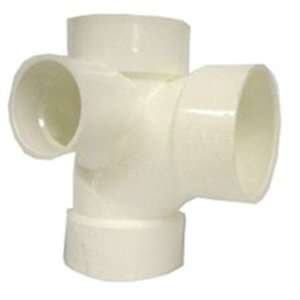 DWV PVC Sanitary Tee with 2 Left Inlet
