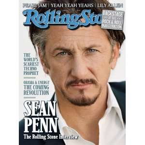 Sean Penn, 2009 Rolling Stone Cover Poster by Sam Jones (9.00 x 11.00 