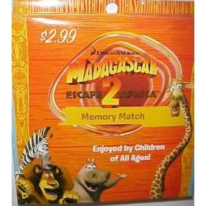    Madagascar Escape 2 Africa Memory Match Cards Toys & Games