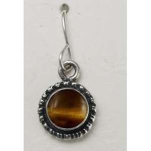   Earring With Genuine Tiger Eye GemstoneOther Ston Jewelry