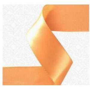  3/8x100 yds Double Face Satin ribbon Peach Everything 