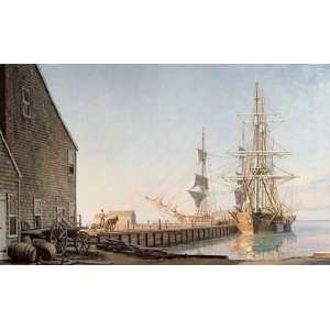  John Stobart   Straight Wharf Nantucket 1832