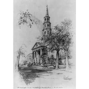  St. Michaels Church,Meeting St,Charleston,SC,c1935