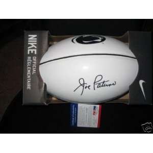  Joe Paterno Penn State Psa/dna Signed Football 