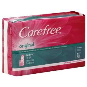  Carefree Pantiliners, To Go, Regular, Unscented, 54 ct 