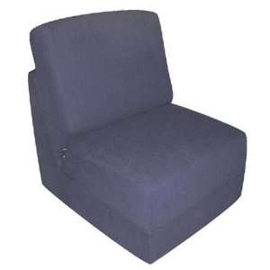    Navy Micro Suede   Teen Chair by Fun Furnishings Furniture & Decor