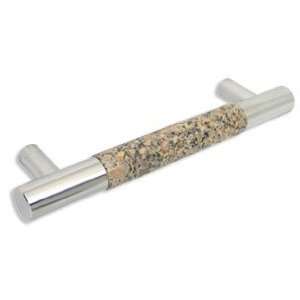   Granite / Polished Stainless Steel Pull Gold Carioca