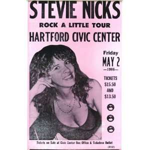  Stevie Nicks Rock a Little Tour 14 X 22 Vintage Style Concert 