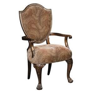   1327 Orleans Upholstered Arm Dining Chair, Praline