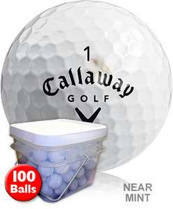 Callaway (100) Mixed Near Mint Bucket Used Golf Balls  