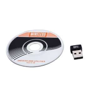  Mini USB 2.0/1.1 WiFi Wireless N LAN Network Card Adapter 