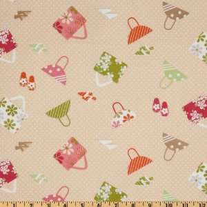  44 Wide Pajama Party Accessories Cream Fabric By The 