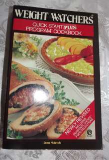 Vintage 1986 Weight Watchers Quick Start Plus Program Cookbook PB Book 