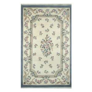   Rug Company Floral Aubusson 2 x 3 light blue Area Rug Home