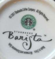 Starbucks Est 1971 Logo Barista Black White Mug 01 EUC  