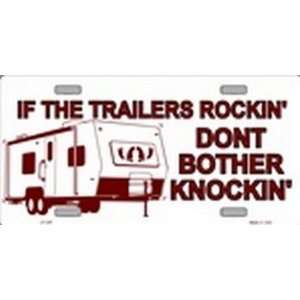 If Trailers Rockin License Plate Plates Tag Tags auto vehicle car 