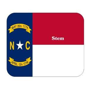   US State Flag   Stem, North Carolina (NC) Mouse Pad 