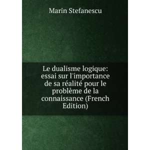   ¨me de la connaissance (French Edition) Marin Stefanescu Books