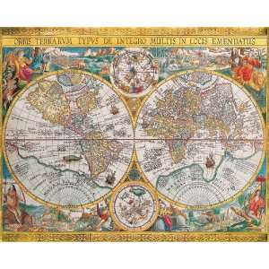  Orbis Terrarum by Petro Plancio Poster Print, 20x16