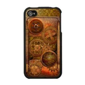  Steampunk Copper and Wood iPhone 4 Case Electronics