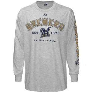   Brewers Ash Base Stealer Long Sleeve T shirt