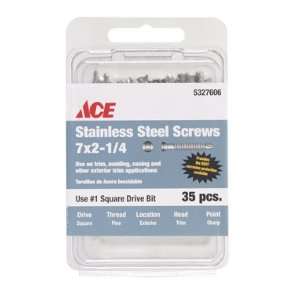    ACE TRIM SCREWS Use on trim, molding, casing