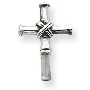    Sterling Silver Antiqued Cross Slide Vishal Jewelry Jewelry