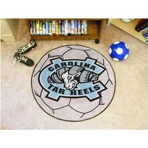  UNC   Chapel Hill NCAA Soccer Ball Round Floor Mat (29 