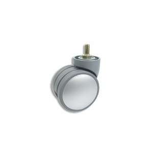 Cool Casters   Grey Caster with Silver Finish   Item #400 60 GY SI TS 