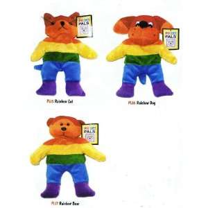  Plush Rainbow Cat, Dog, or Bear Toys & Games