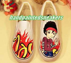 Hand Painted Canvas Sneakers sport casual Shoes  