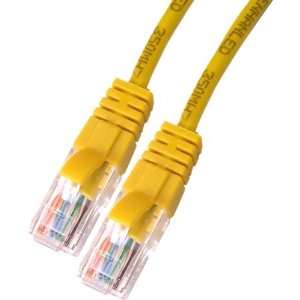  Cat5e Ethernet Patch Cable 350MHz 1ft Yellow Electronics