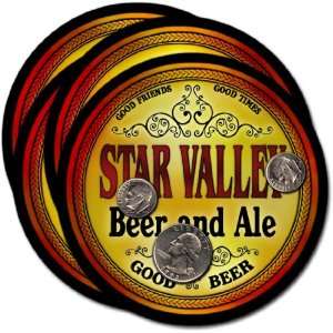  Star Valley, AZ Beer & Ale Coasters   4pk 