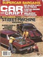 OCTOBER 1981 CAR CRAFT FUNNY CARS AND FUEL BIKES ON FIRE NEW MOPAR 