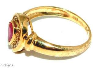 CARAT GOLD RUBY & DIAMOND RING JEWELLERY  