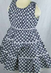 KIT LILI Carina Clover Slate Gray Dress $92 Retail Size 4Y NEW Girls 