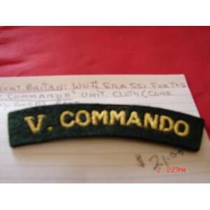  Great Britan SSI 5th Commando Unit Cloth 