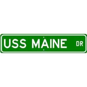  USS MAINE SSBN 741 Street Sign   Navy