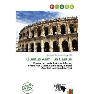  Quintus Aemilius Laetus (9786200765796) Christabel 