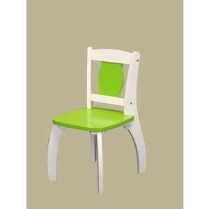  Kids Bow Leg Chair in Green Furniture & Decor
