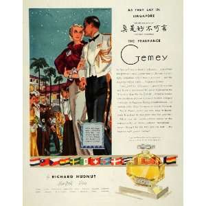   Hudnut Perfume Raffles Hotel   Original Print Ad