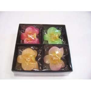 Floral 4 pack Floating Candles 