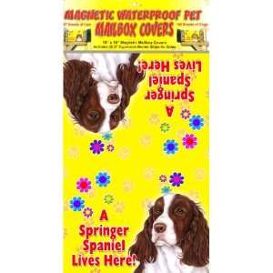Springer Spaniel 18 x 18 Fully Magnetic Dog Mailbox Cover