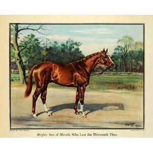   Racing Art Equine Spreckels   Original Color Print