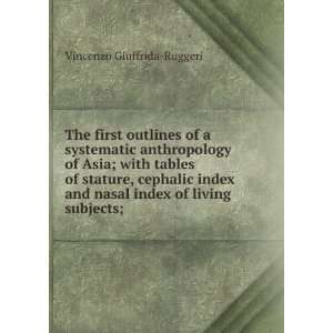   cephalic index and nasal index of living subjects; Vincenzo Giuffrida