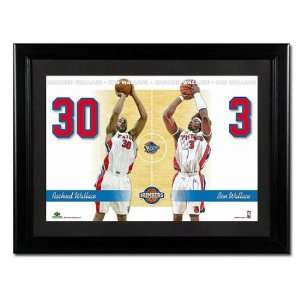  NBA Pistons Rasheed Wallace #30 & Ben Wallace #3 Jersey No 