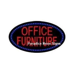  Office Furniture LED Sign (Oval)