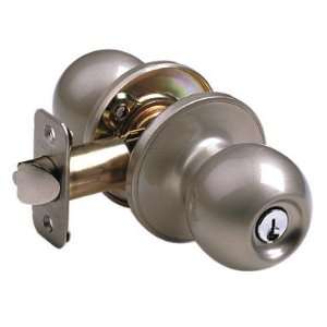  Pamex FT3P10 Satin Nickel Saturn Solid Brass Privacy Door Knob 