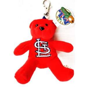 Forever Collectibles St Louis Cardinals Plush official MLB 4 Keychain 